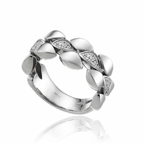 Chimento Mosaico 18ct White Gold 0.21ct Diamond Ring