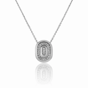 Chimento Optima 18ct White Gold 0.24ct Diamond Necklace