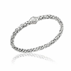 Chimento Stretch 18ct White Gold Diamond Bracelet