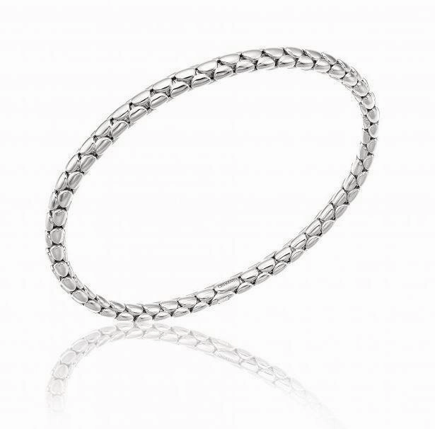 Chimento Stretch Spring 18ct White Gold Bracelet