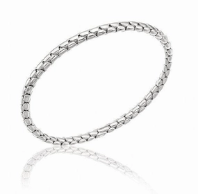 Chimento Stretch Spring 18ct White Gold Bracelet