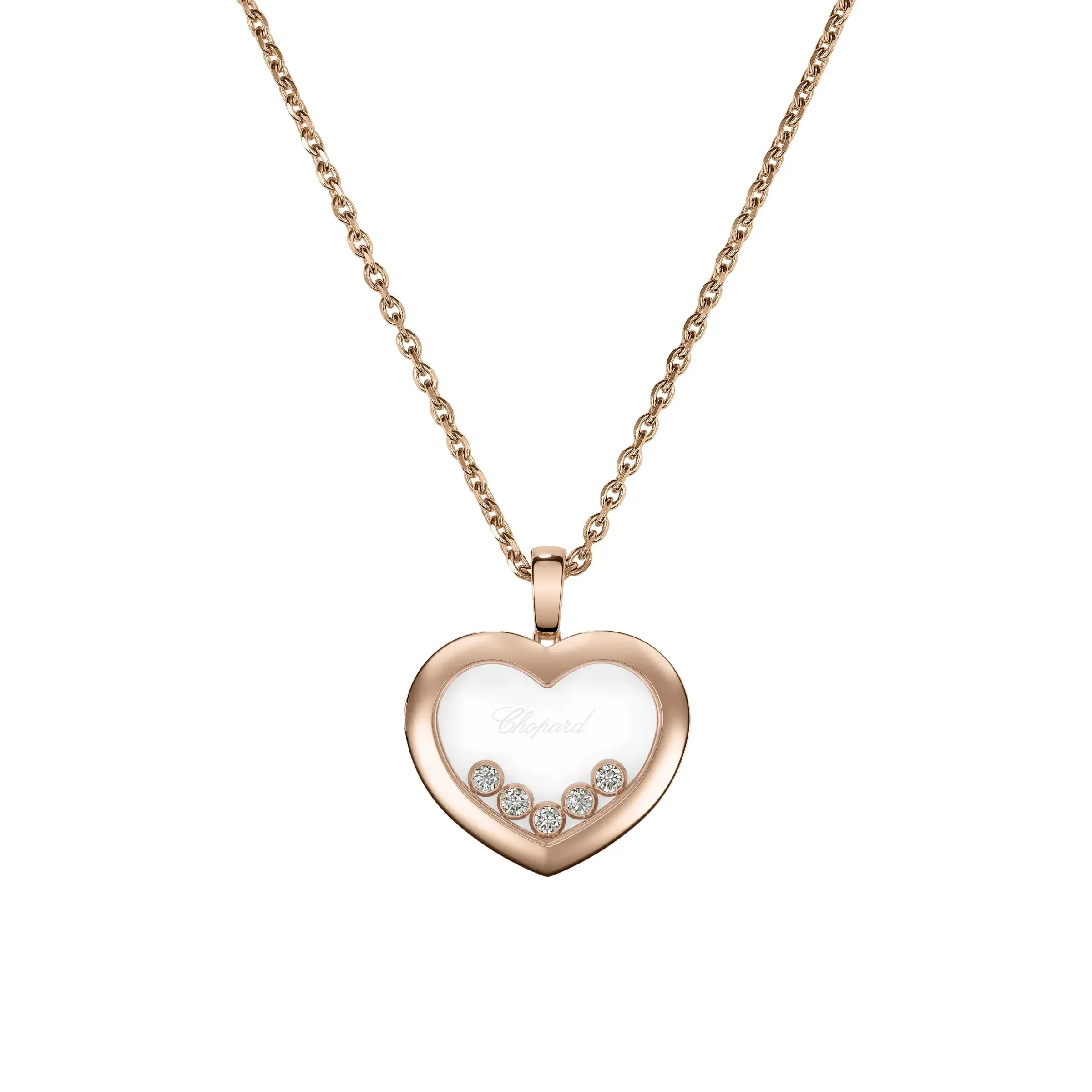 Chopard Happy Diamonds Icons 18ct Rose Gold 0.25ct Diamond Pendant