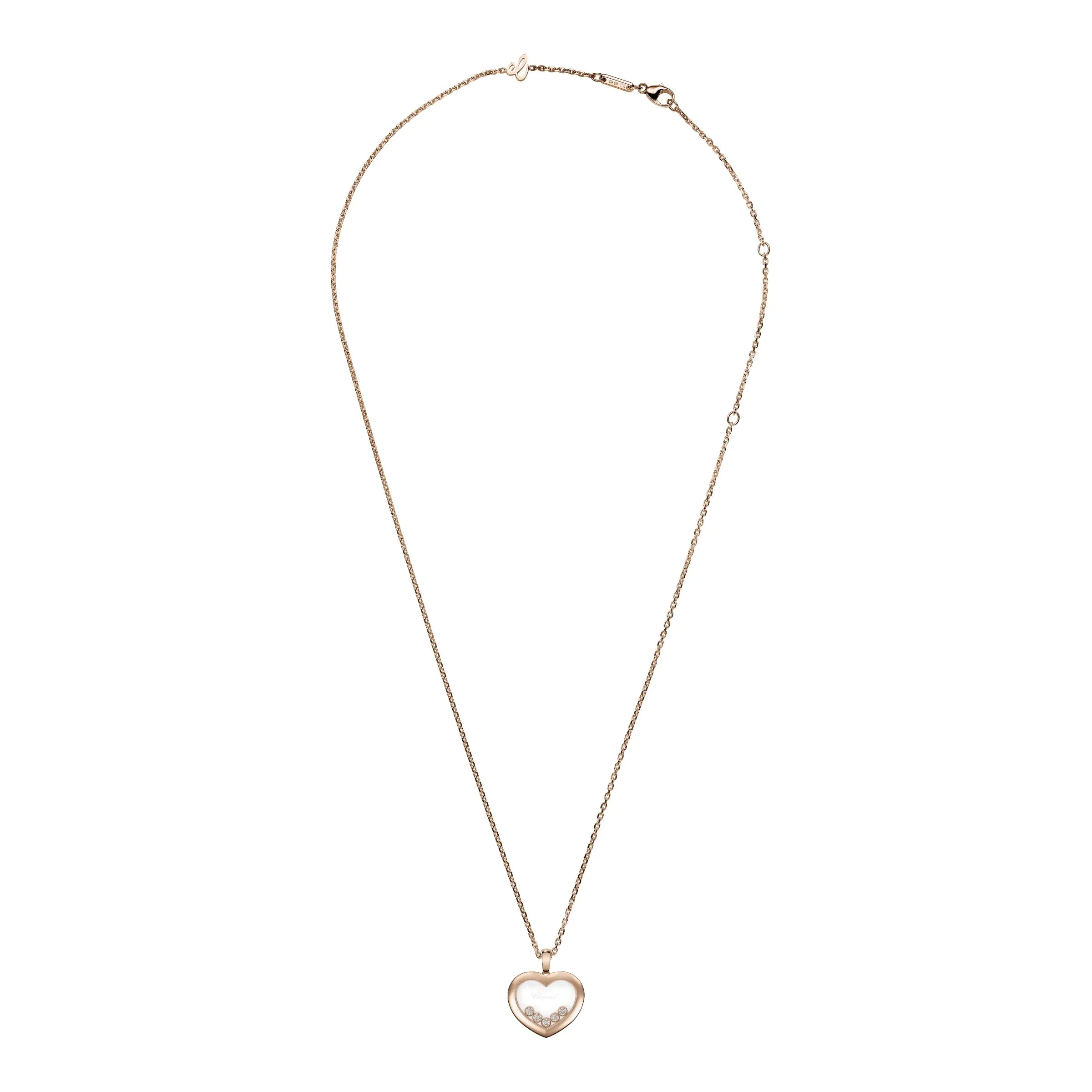 Chopard Happy Diamonds Icons 18ct Rose Gold 0.25ct Diamond Pendant