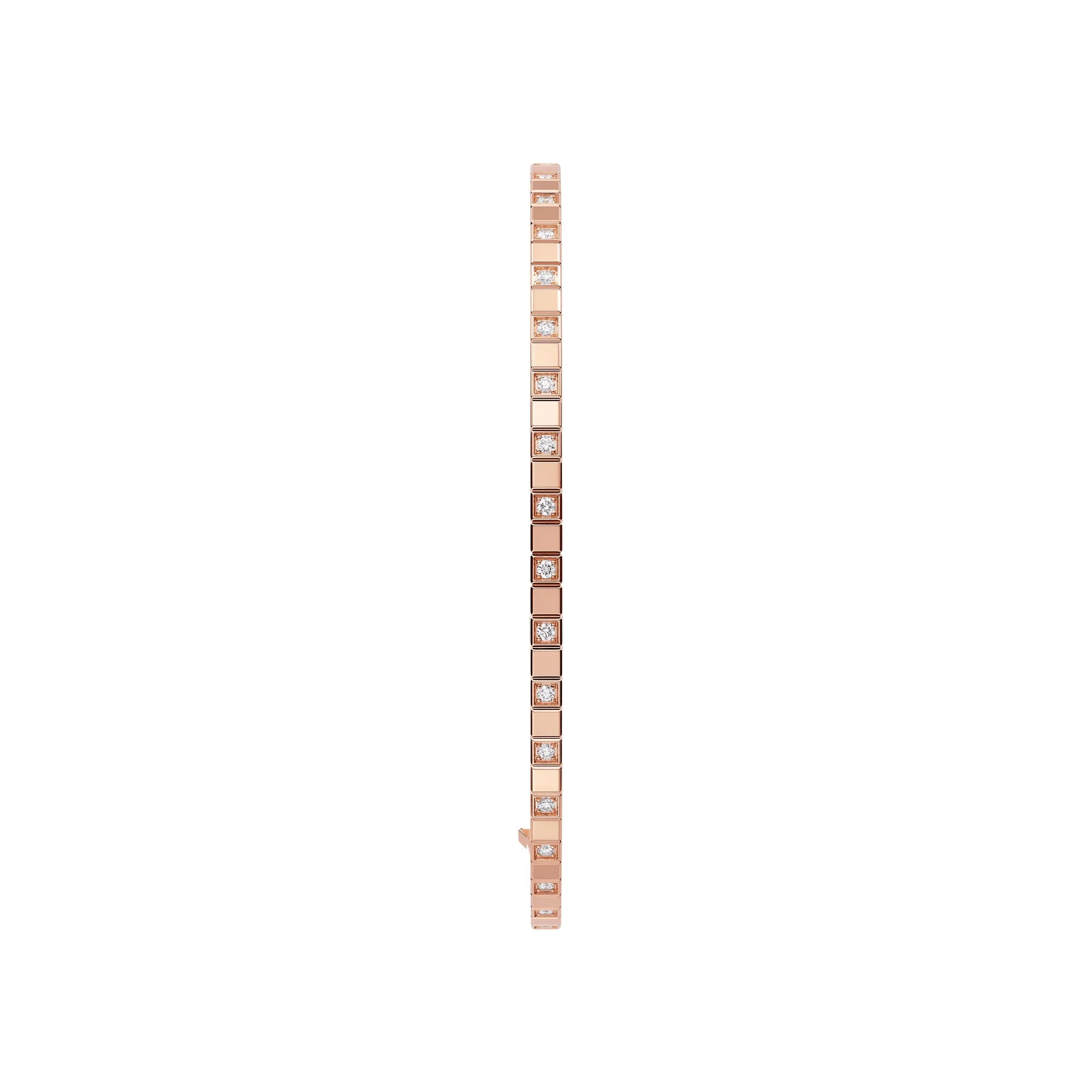 Chopard Ice Cube 18ct Rose Gold Diamond Bangle