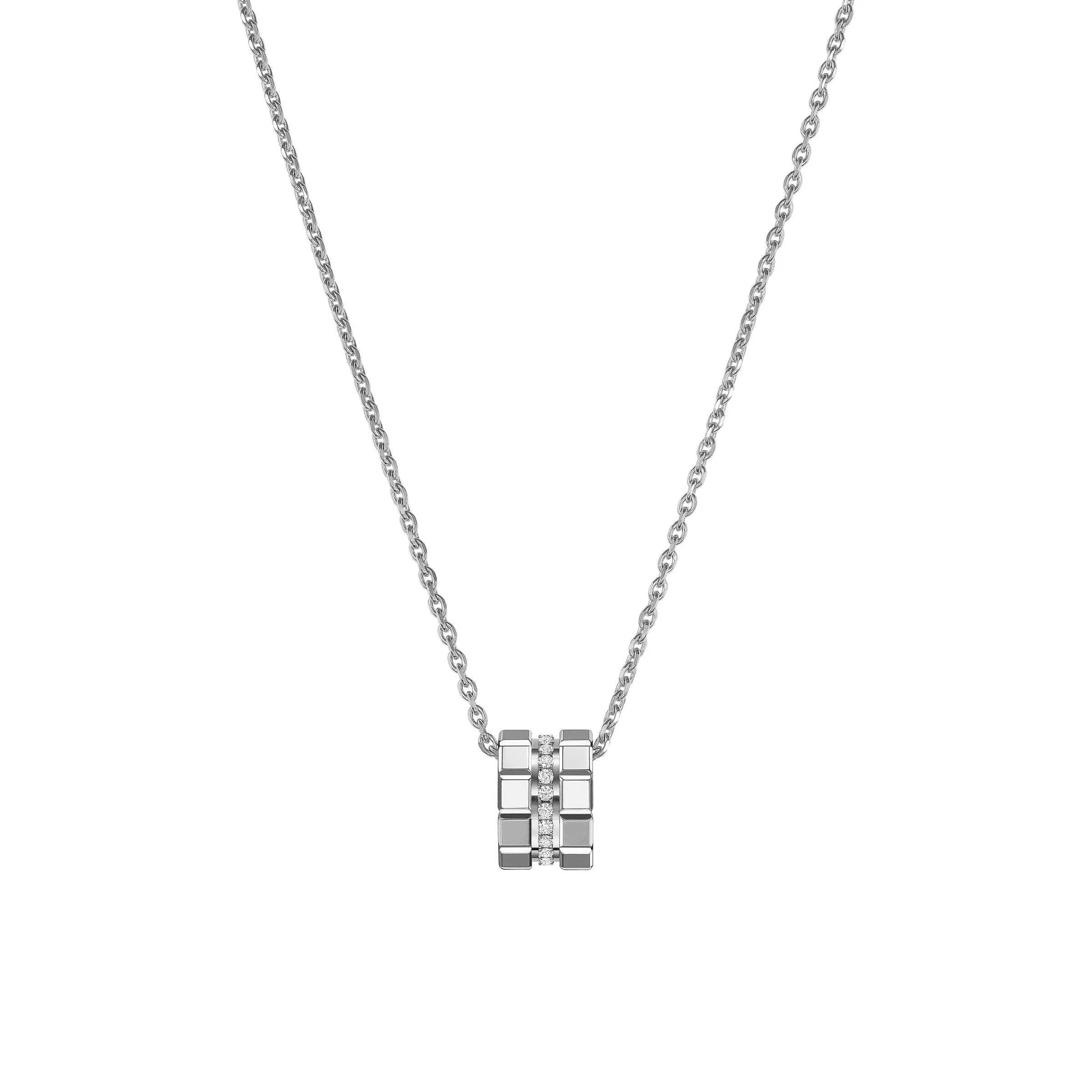 Chopard Ice Cube 18ct White Gold Diamond Pendant