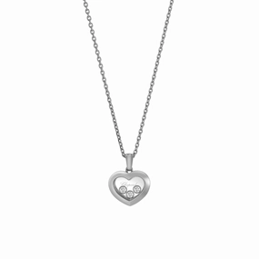 Chopard Happy Diamonds Icons 18ct White Gold 0.15ct Diamond Pendant