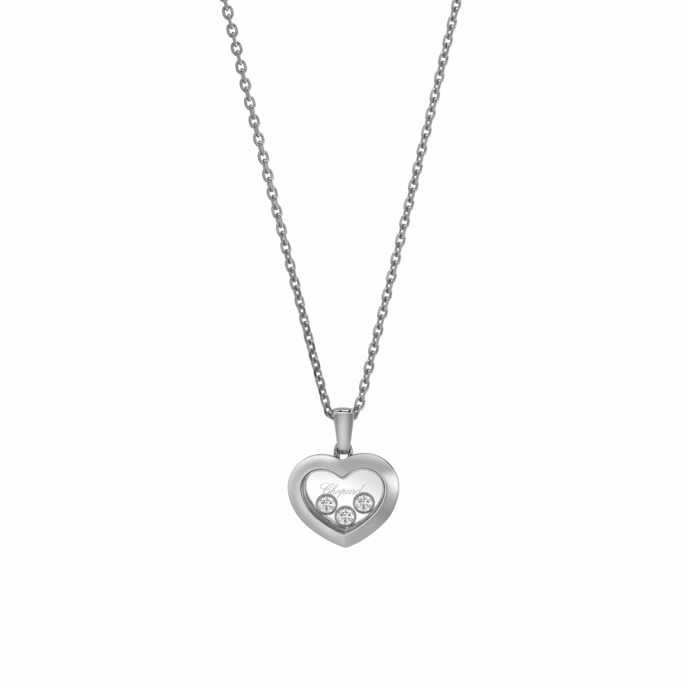 Chopard Happy Diamonds Icons 18ct White Gold 0.15ct Diamond Pendant