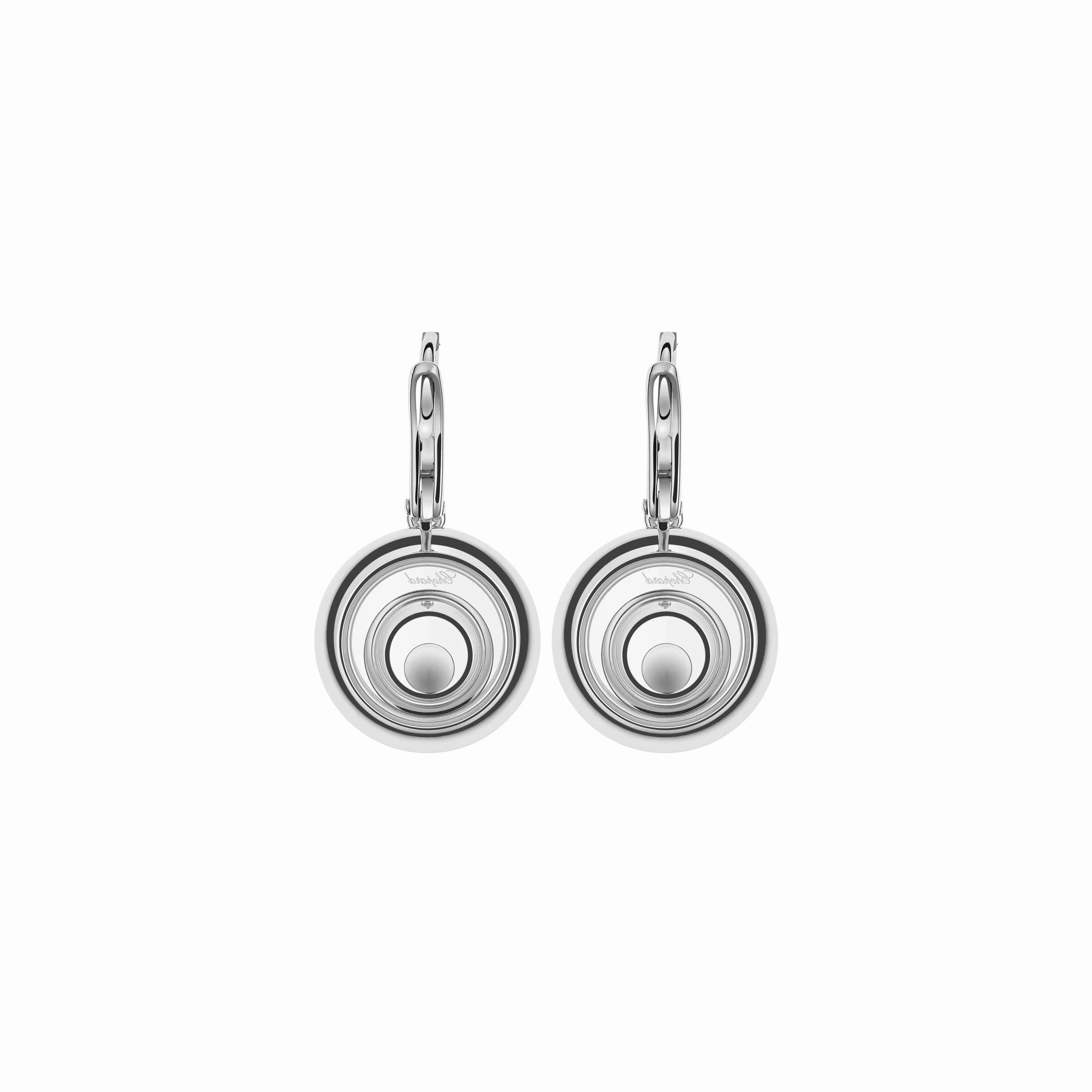 Chopard Happy Spirit 18ct White Gold 0.77ct Diamond Earrings