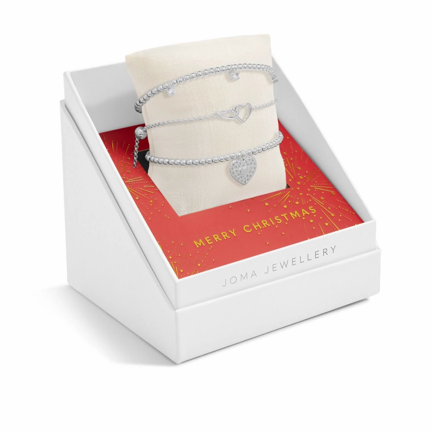 Christmas Celebrate You Gift Box Merry Christmas Silver Plated 7798
