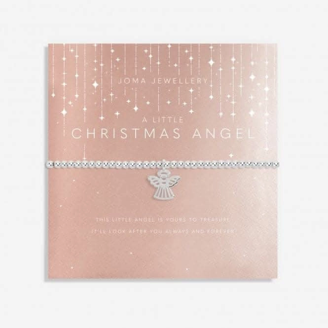Christmas Christmas Angel Silver 17.5cm Stretch Bracelet 6099