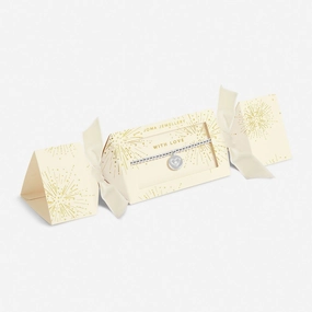 Christmas Cracker With Love Silver Plated Bracelet 7685