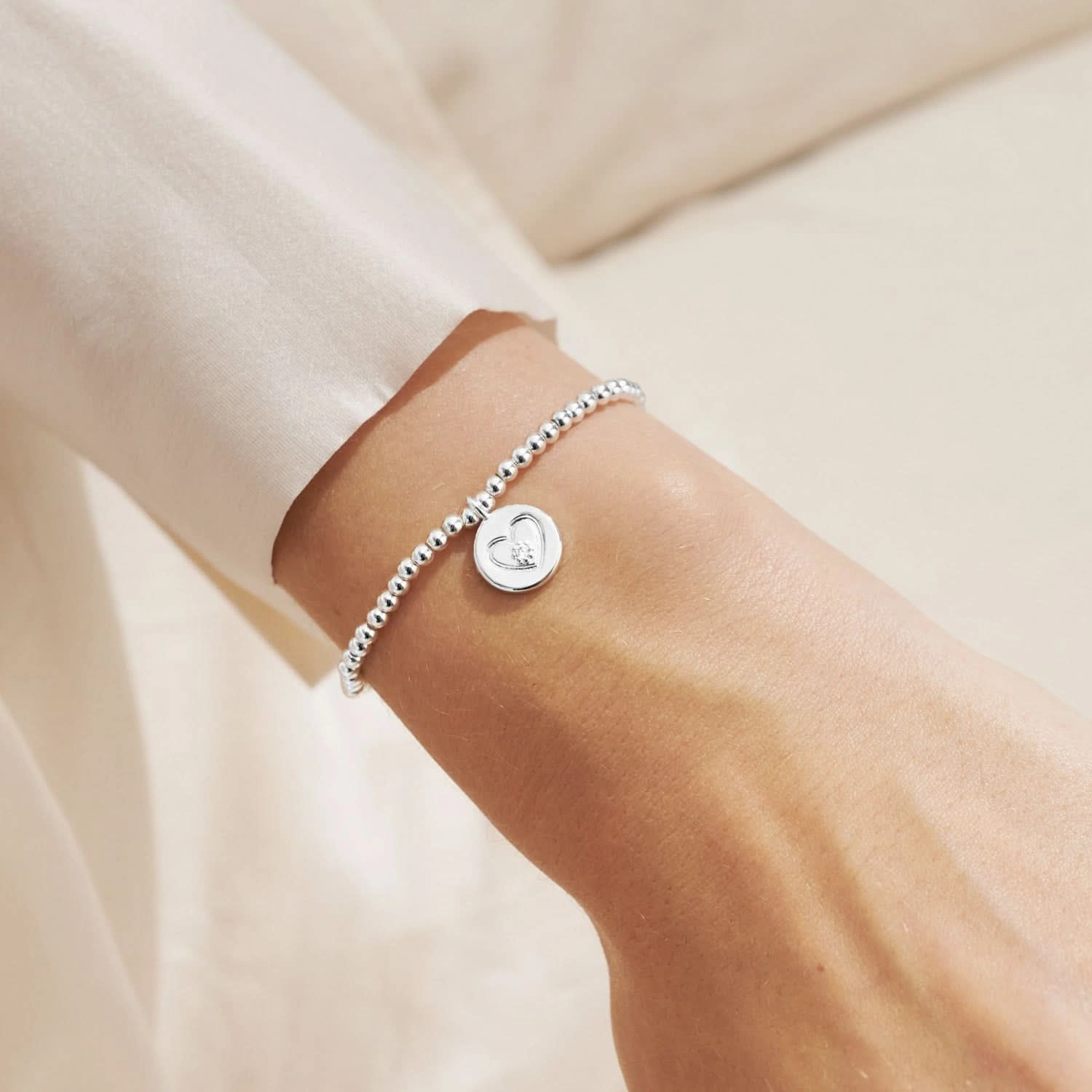 Christmas Cracker With Love Silver Plated Bracelet 7685