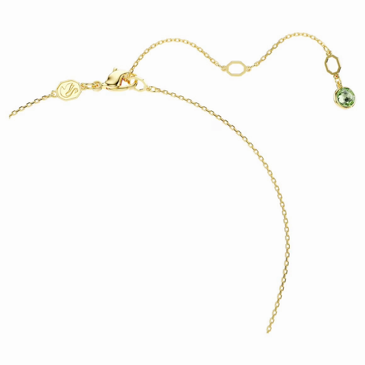 Chroma Multicoloured Cusion Cut Gold Pendant