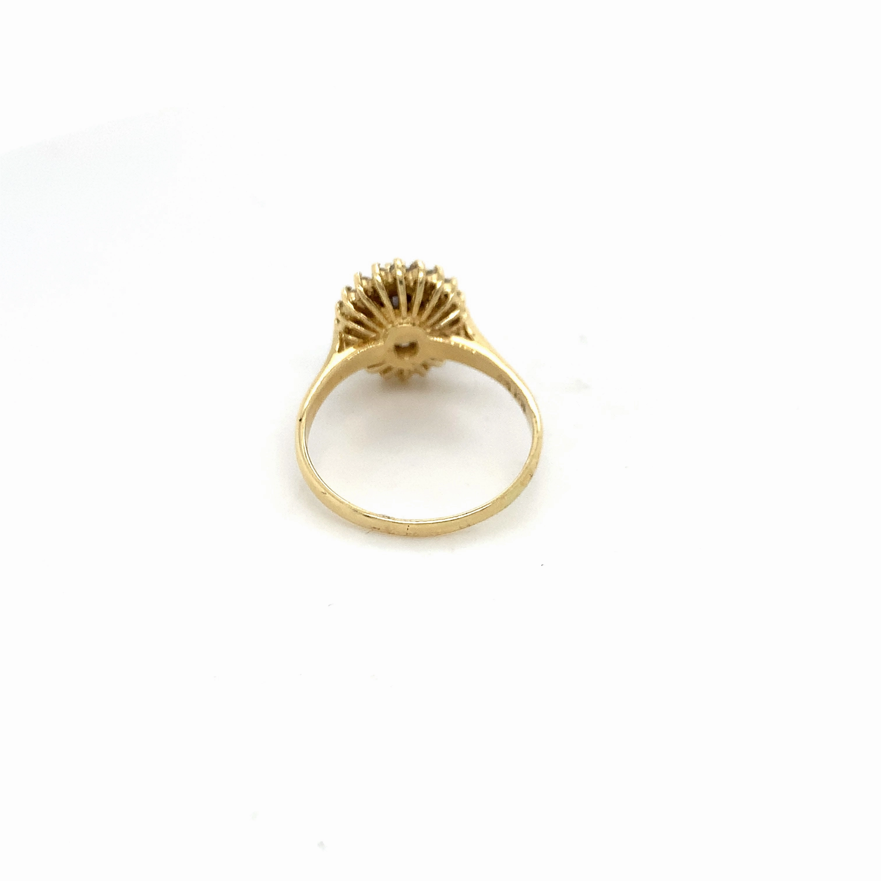 Citrine Yellow Gold  Sun Ring