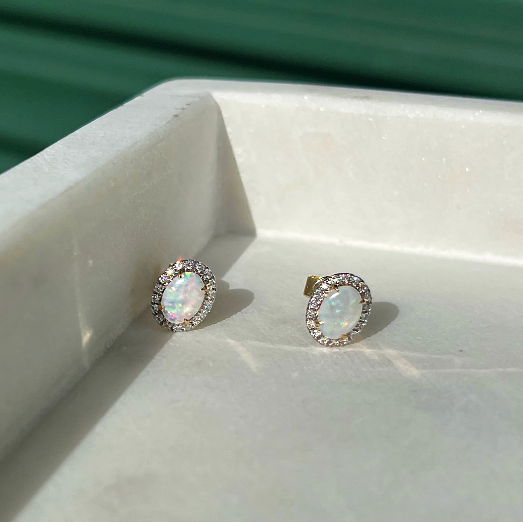 Clara Opal Earrings