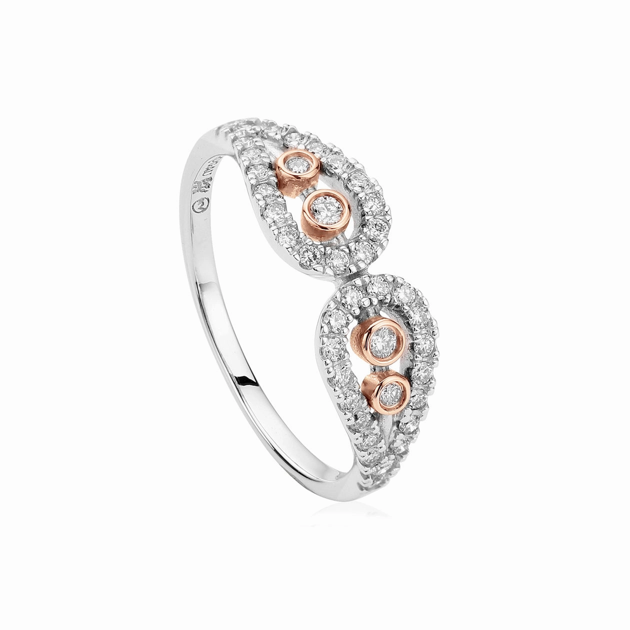 Clogau Royal Crown 18ct Gold and Diamond Ring