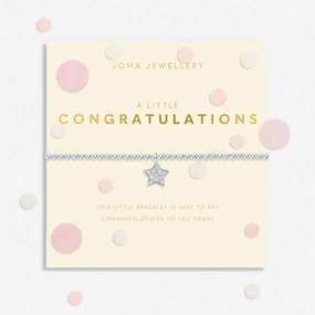 Confetti A Little Congratulations Silver Plated Bracelet 8546