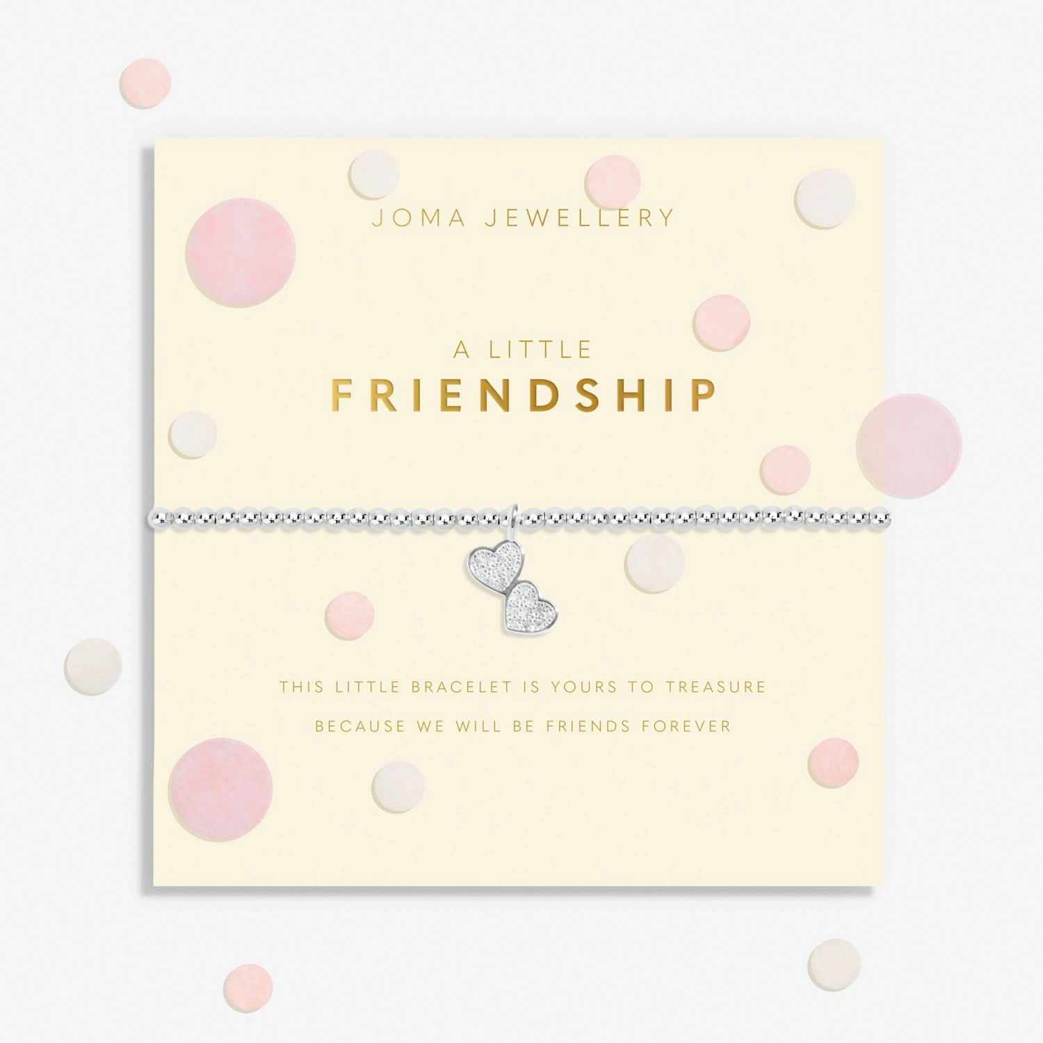 Confetti A Little Friendship Silver Plated Bracelet 8545