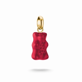 Connect Charm Goldbear in red