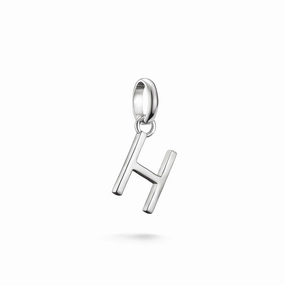 Connect Charm letter H Silver