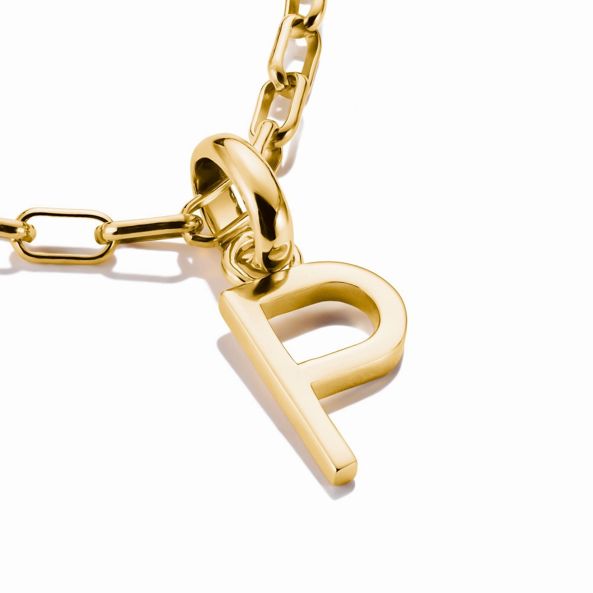 Connect Charm letter P Gold