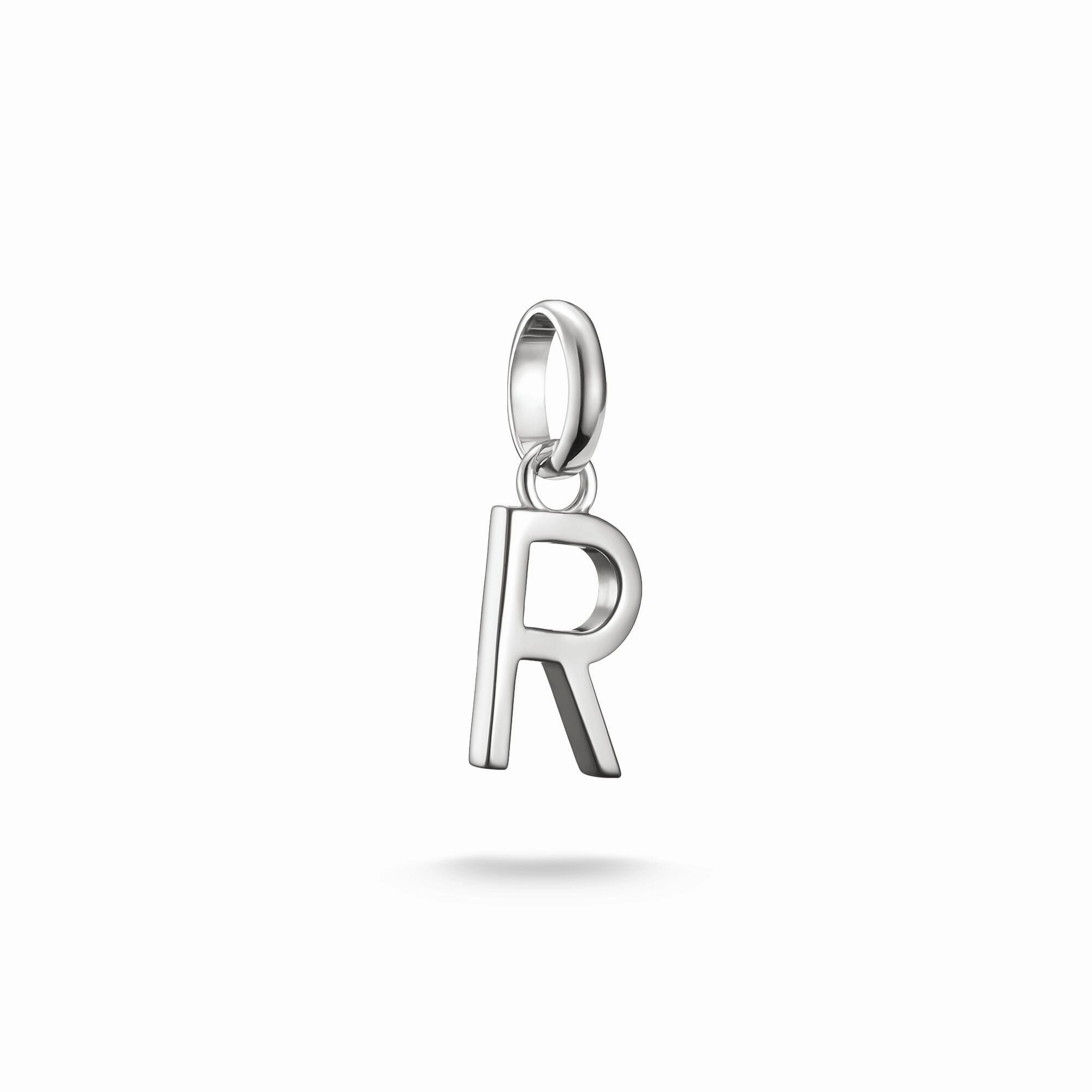 Connect Charm letter R Silver