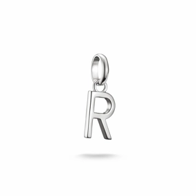 Connect Charm letter R Silver