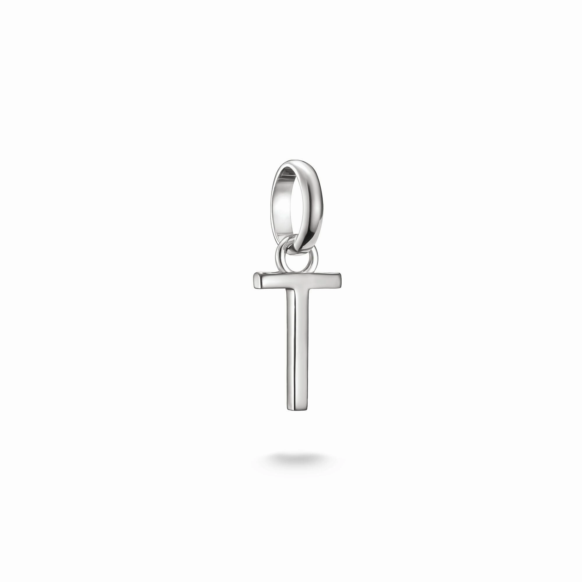 Connect Charm letter T Silver