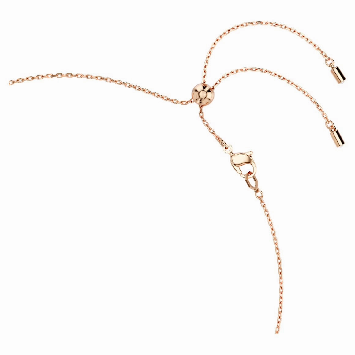 Constella Pearl & Round Cuts Rosegold Necklace