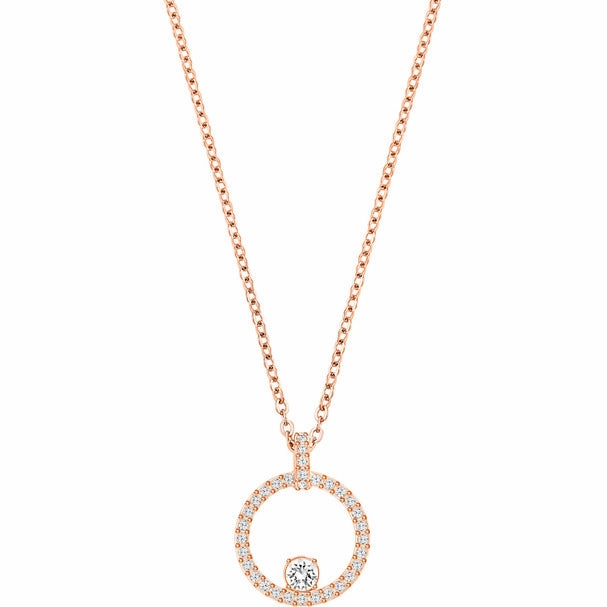 Creativity Circle Rosegold Pendant & Earring
