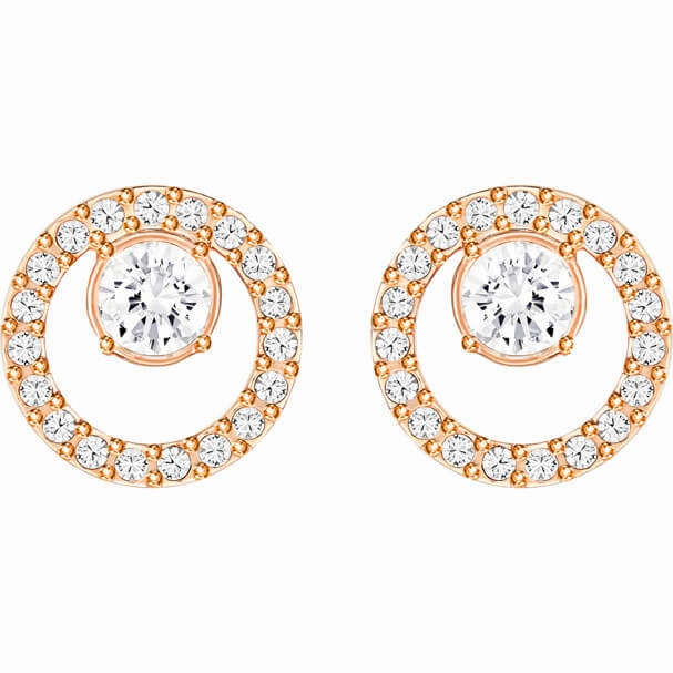 Creativity Circle Rosegold Pendant & Earring