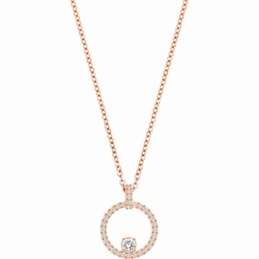 Creativity Circle Rosegold Pendant & Earring
