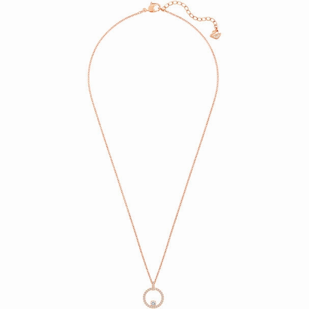 Creativity Circle Rosegold Pendant & Earring
