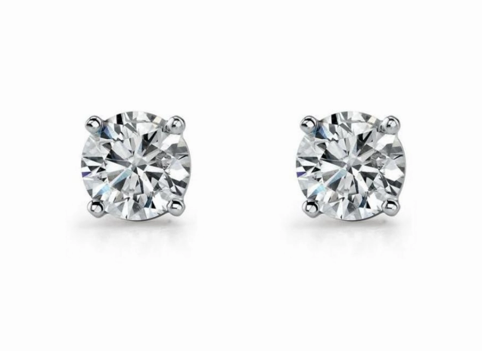 CZ Round Claw Set  Studs - 6 sizes