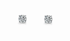 CZ Round Claw Set  Studs - 6 sizes