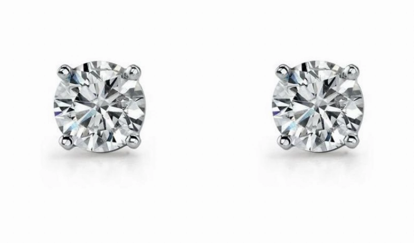 CZ Round Claw Set  Studs - 6 sizes