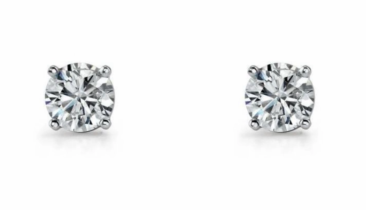 CZ Round Claw Set  Studs - 6 sizes