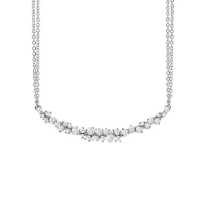 Damiani Mimosa 18ct White Gold 1.00ct Diamond Necklace