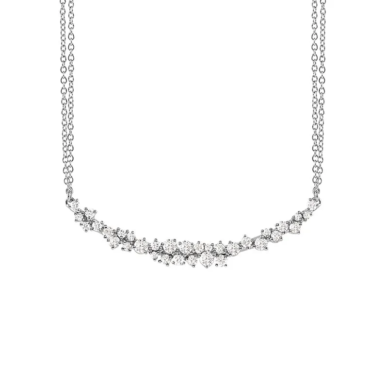 Damiani Mimosa 18ct White Gold 1.00ct Diamond Necklace