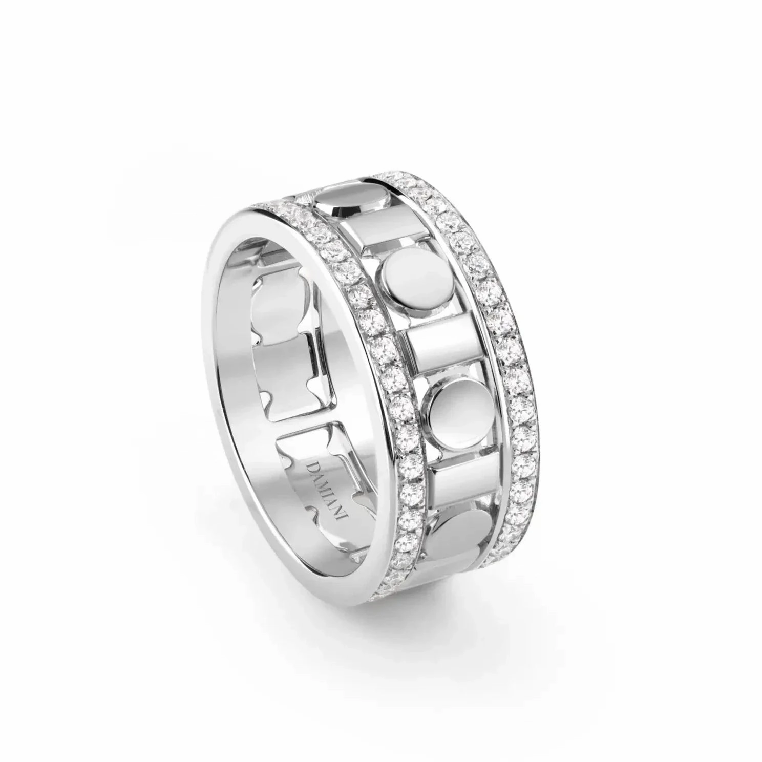 Damiani Belle Epoque Reel 18ct White Gold Diamond Ring
