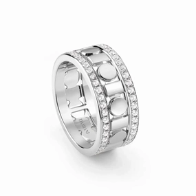 Damiani Belle Epoque Reel 18ct White Gold Diamond Ring