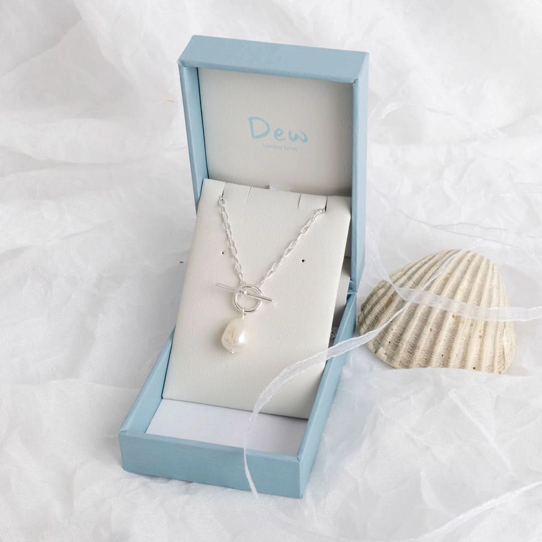 Dew 10mm Freshwater Pearl T-Bar 18" Necklace 97737FP