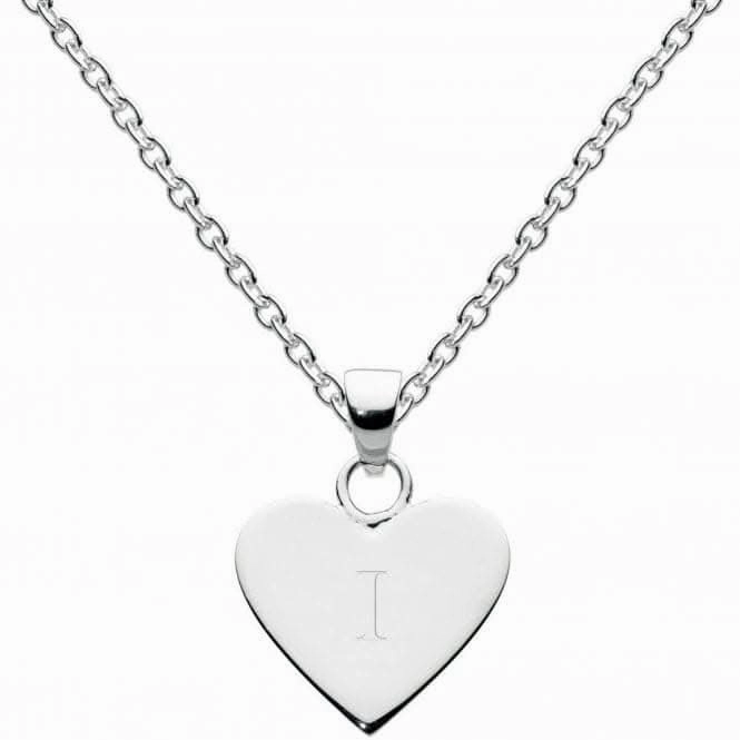 Dew Sterling Silver Dinky Heart Alphabet Pendant 9091HPI