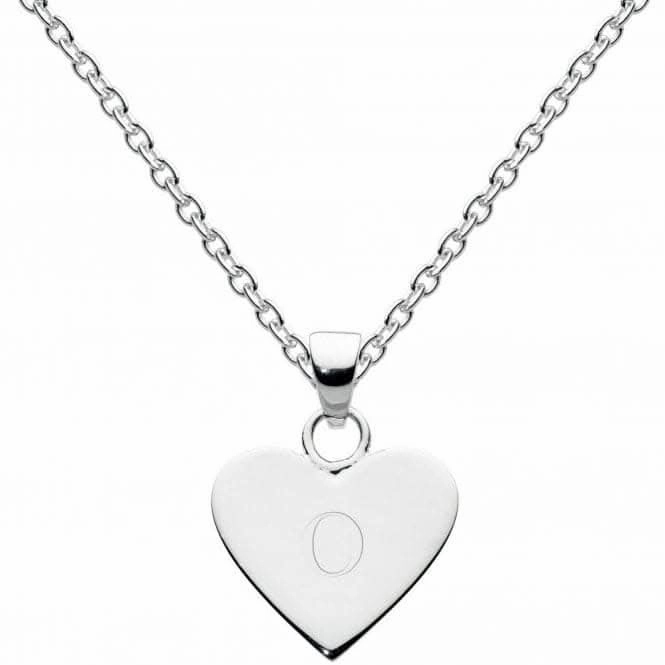 Dew Sterling Silver Dinky Heart Alphabet Pendant 9091HPO