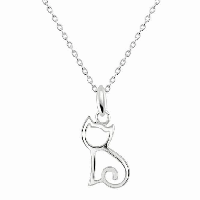 Dew Sterling Silver Dinky Kitten Pendant 90348HP