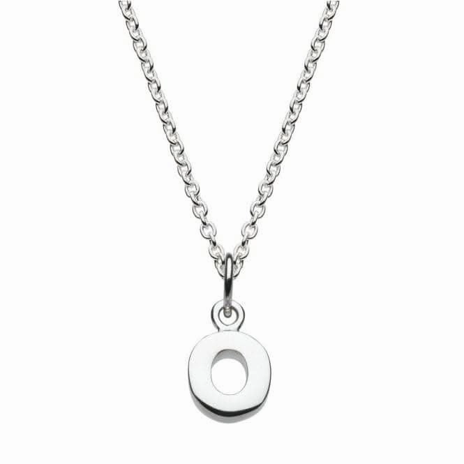 Dew Sterling Silver Dinky O Initial Pendant 9092HPO