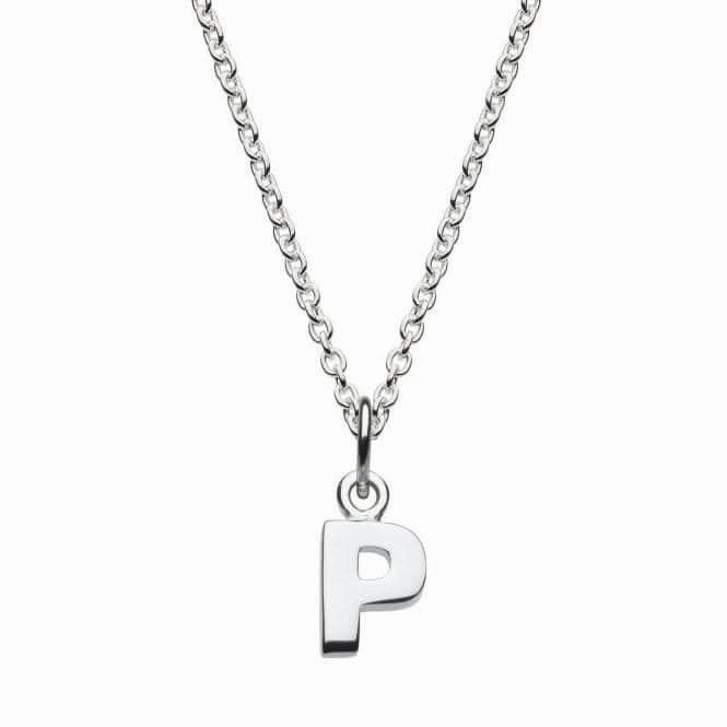 Dew Sterling Silver Dinky P Initial Pendant 9092HPP