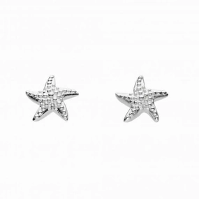 Dew Sterling Silver Dinky Star Fish Stud Earrings 48415HP