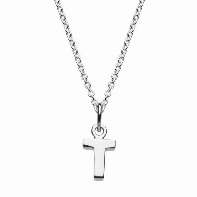 Dew Sterling Silver Dinky T Initial Pendant 9092HPT