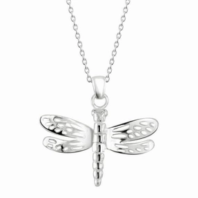 Dew Sterling Silver Dragonfly moveable wings Pendant 98081HP028